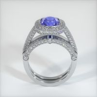 3.00 Ct. Color Change Sapphire Ring, 14K White Gold 3